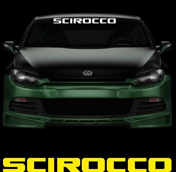 Scirocco Ön Cam Oto Sticker