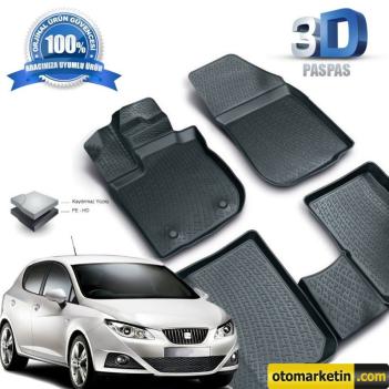 Seat İbiza 3D Havuzlu Paspas 2008-2016