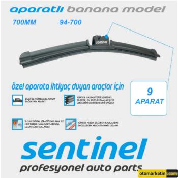 Sentinel 70 cm Aparatlı Muz Silecek