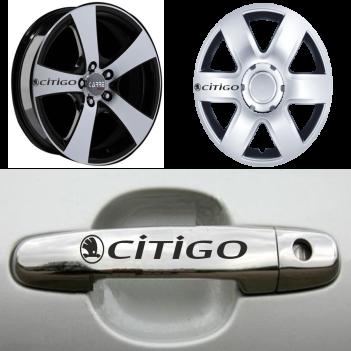 Skoda Citigo Kapı Kolu Jant Sticker (10 Adet)