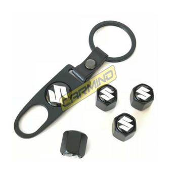 Suzuki Metal Sibop Kapağı Anahtarlık Seti (Siyah)