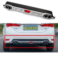 Toyota Corolla Egzoz Görünümlü Gri Difüzör 2013-2018