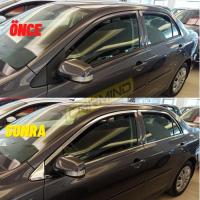 Toyota Corolla Krom Cam Çerçevesi Set 2007-2012 (14 Parça)