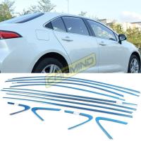 Toyota Corolla Krom Cam Çerçevesi Set 2019 Sonrası (12 Parça)