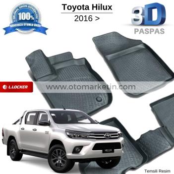 Toyota Hilux 3D Havuzlu Paspas 2016 Sonrası