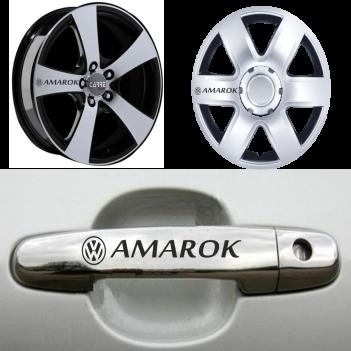 Volkswagen Amarok Kapı Kolu Jant Sticker (10 Adet)