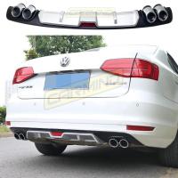 Volkswagen Jetta Çift Egzoz Görünümlü Difüzör Gri