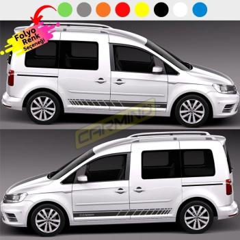 Volkswagen Caddy Yan Şerit Sticker