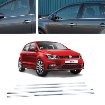 Volkswagen Polo Krom Cam Çıtası 2009-2017 (4 Parça)
