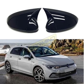 Vw Golf 8 Batman Yarasa Ayna Kapağı Piano Black 2021-