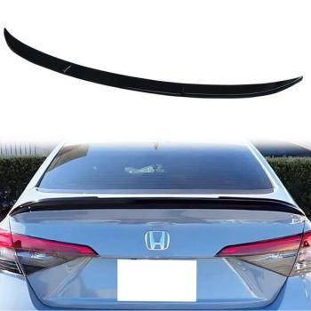 Honda Civic FE1 Uyumlu Bagaj Üstü Anatomik Spoiler Piano Black 2022-