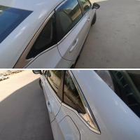 Honda Civic Fe1 uyumlu Krom Cam Alt Çıtası 2021- (8 Parça)