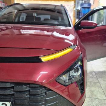 Hyundai Bayon Gündüz Farı Sticker Seti Turuncu 2021-2024