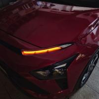 Hyundai Bayon Gündüz Farı Sticker Seti Kırmızı 2021-2024