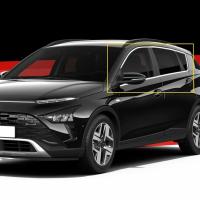 Hyundai Bayon Krom Cam Çerçevesi Set 2020- (12 Parça)
