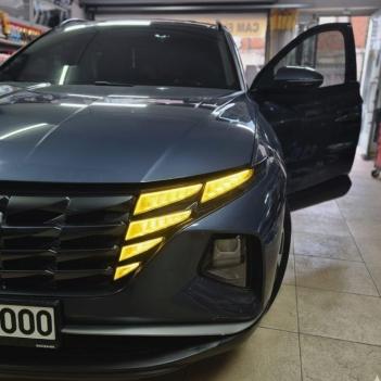 Hyundai Tucson Gündüz Farı Sticker Seti Sarı 2021-2024