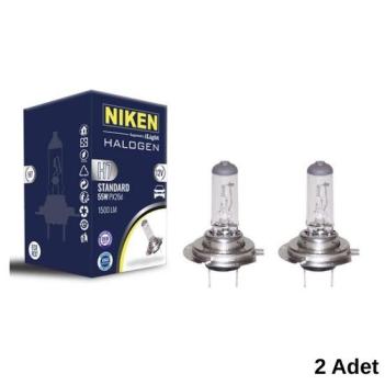 Niken 12V H7 55W Halojen Ampul (2 Adet)