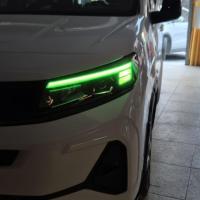 Opel Combo Gündüz Farı Sticker Seti Yeşil 2024-