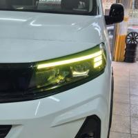 Opel Combo Gündüz Farı Sticker Seti Sarı 2024-