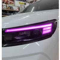 Opel Combo Gündüz Farı Sticker Seti Mor 2024-