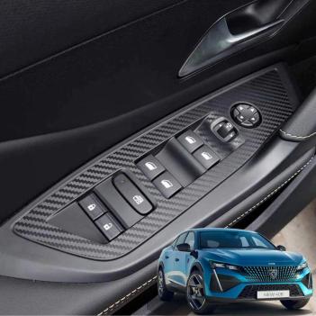 Peugeot 408 İç Trim Karbon Folyo Kaplama Set 2023-