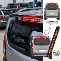 Peugeot Rifter Karbon Arka Fren Stop Lambası Sticker