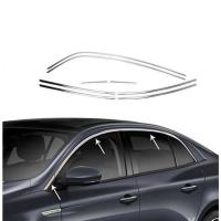 Renault Megane 4 Sedan Krom Üst Cam Çıtası 2016-2025 (6 Parça)