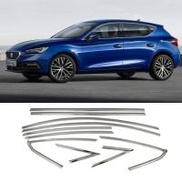 Seat Leon Mk4 Krom Cam Çerçevesi Set 2021- (10 Parça)