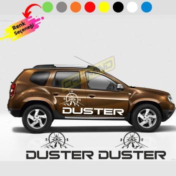 Dacia Duster Pusula Off Road Oto Sticker Set