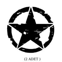 Army Star Off Road Oto Sticker (2 Adet)