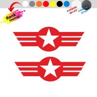 Army Star Yıldız Off Road Oto Sticker (2 Adet)