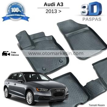 Audi A3 3D Havuzlu Paspas 2013 Sonrası