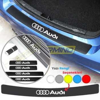 Audi Karbon Kapı ve Tampon Eşiği Sticker Set
