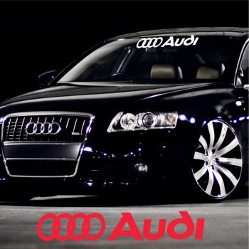 Audi Ön Cam Oto Sticker