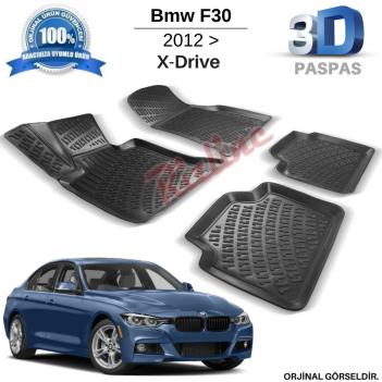 Bmw F30 XDrive 3D Havuzlu Paspas 2012 Sonrası