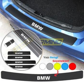 Bmw Karbon Kapı ve Tampon Eşiği Sticker Set