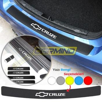 Chevrolet Cruze Karbon Kapı ve Tampon Eşiği Sticker Set
