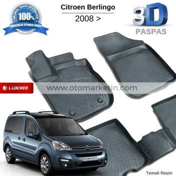 Citroen Berlingo 3D Havuzlu Paspas 2008 Sonrası