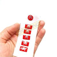 Citroen Jant Direksiyon Vites Sticker Set Kırmızı