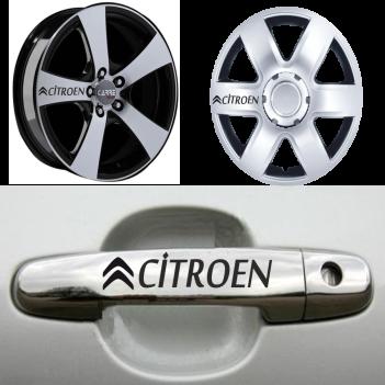 Cıtroen Kapı Kolu Jant Sticker (10 Adet)