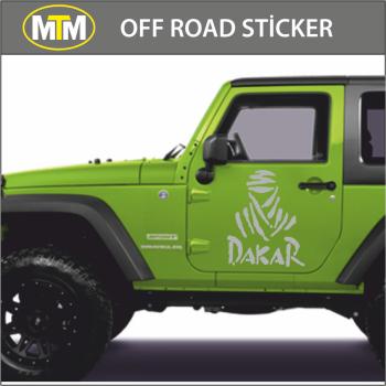 Dakar Off Road Oto Sticker (1 Adet)