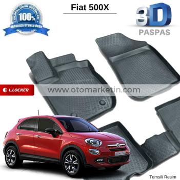 Fiat 500X 3D Havuzlu Paspas