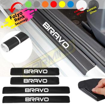 Fiat Bravo Kapı Eşiği Sticker (4 Adet) New