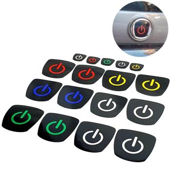 Fiat Fiorino Logo İçi Power Buton Sticker 3 lü Set