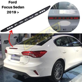 Ford Focus Sedan Karbon Arka Fren Stop Lambası Sticker 2019-