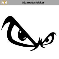 Göz Araba Oto Sticker