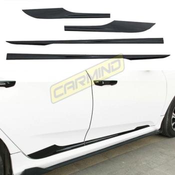 Honda Civic FC5 FK7 Uyumlu Yan Kapı Çıtası Piano Black 2016-2021