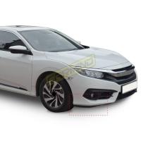Honda Civic FC5 Uyumlu Ön Tampon Altı Flap 2016-2019