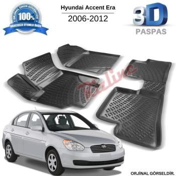 Hyundai Accent Era 3D Havuzlu Paspas 2006 Sonrası