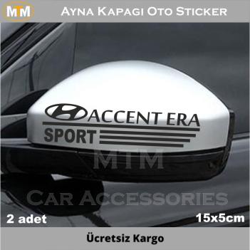 Hyundai Accent Era  Ayna Kapağı Oto Sticker (2 Adet)